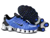 nike shox tlx homme 2019U running chaussures loisir mode discount bleu argent